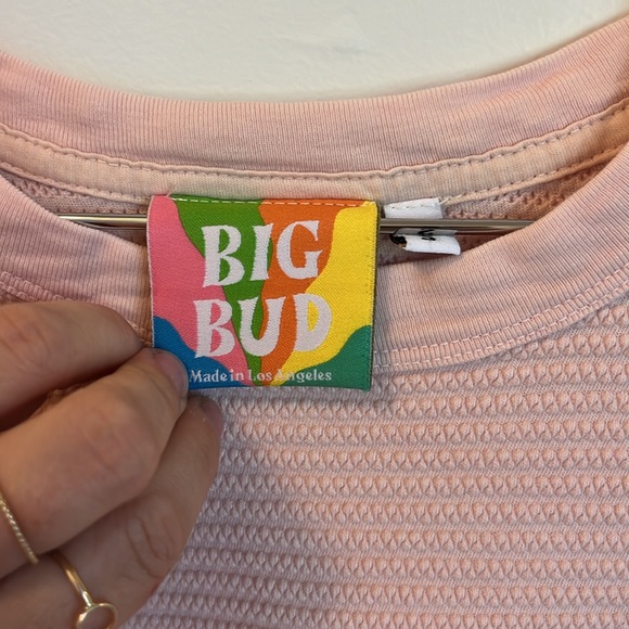 Big Bud Press cropped waffle tee s - Picture 4 of 5